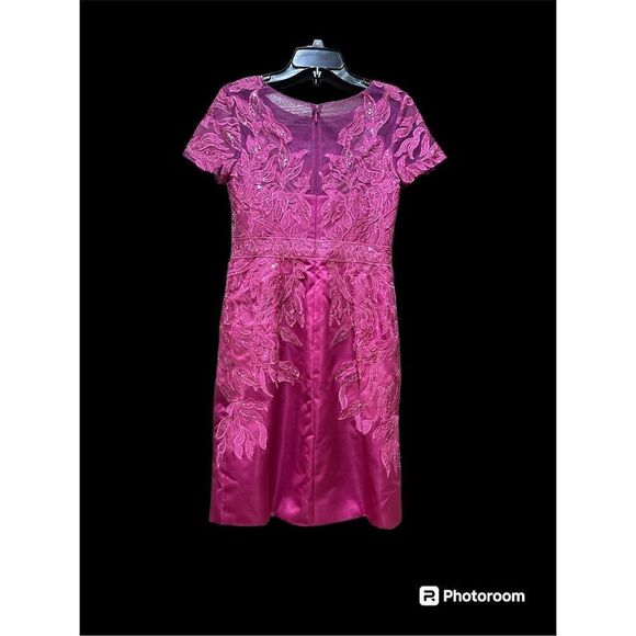 JJ’s house short sequin sheath formal sequin lace dress new 4 orchid - Picture 2 of 7